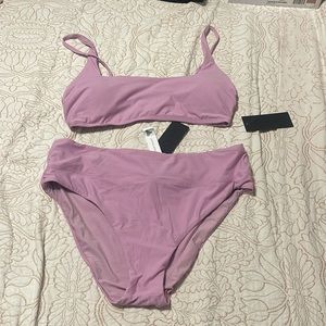 Lavender Gianni Bini two piece bathing suit